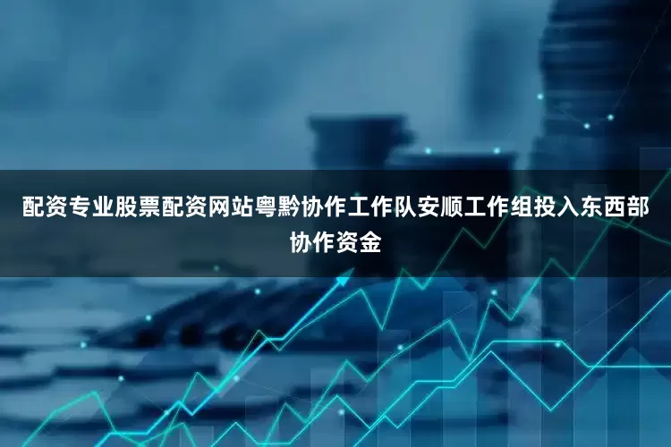 配资专业股票配资网站粤黔协作工作队安顺工作组投入东西部协作资金